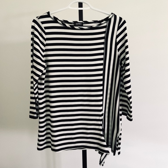 Jones New York striped boatneck top - Picture 9 of 10